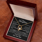 To My Daughter From Mom Forever Love Necklace - 14k or 18k Gold Over Stainless Steel