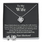 To My Wife Necklace - Love Knot Gift For Her 💕