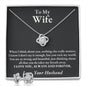 To My Wife Necklace - Love Knot Gift For Her 💕