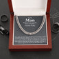 To My Man Cuban Link Chain ∞ Gift For Him ♥️