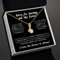 I'm Sorry Alluring Beauty Necklace (Yellow and White Gold + LUX BOX)