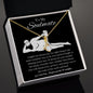 To My Soulmate "Dad Bod" Necklace - 14k or 18k Gold Over Stainless Steel (Luxury Box Option)
