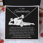 To My Soulmate "Dad Bod" Necklace - 14k or 18k Gold Over Stainless Steel (Luxury Box Option)