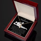 To My Soulmate "Dad Bod" Necklace - 14k or 18k Gold Over Stainless Steel (Luxury Box Option)