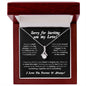I'm Sorry Alluring Beauty Necklace (Yellow and White Gold + LUX BOX)