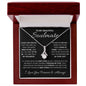 To My Beautiful Soulmate Necklace - 14k or 18k Alluring Beauty Necklace