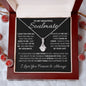 To My Beautiful Soulmate Necklace - 14k or 18k Alluring Beauty Necklace