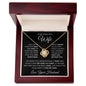 To My Beautiful Wife Necklace - Love Knot Necklace π€ β