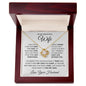 To My Beautiful Wife Necklace - Love Knot Necklace π€ β