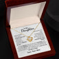 To My Daughter From Mom Love Knot Necklace - 14k or 18k Gold Over Stainless Steel
