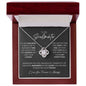 To My Soulmate Necklace - Love Knot Necklace 14k or 18k White Gold with Stainless Steel