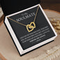 To My Soulmate Necklace - Interlocking Hearts Necklace For Her 🤍