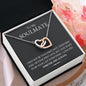 To My Soulmate Necklace - Interlocking Hearts Necklace For Her 🤍