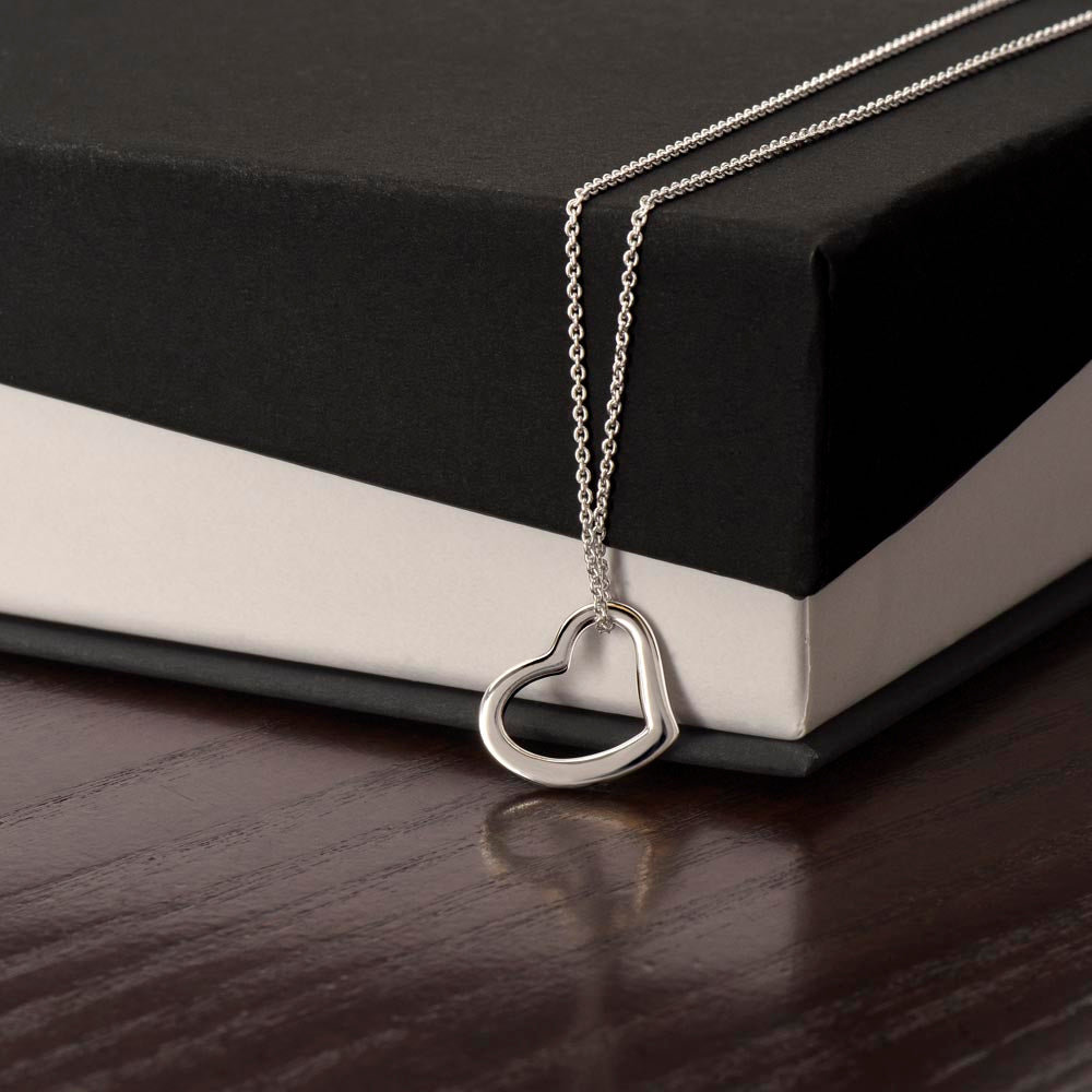 To My Wife Necklace - Beautiful Heart Necklace For Her
