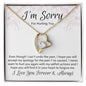 Forever Love Necklace with On Demand Message Card