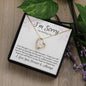 Forever Love Necklace with On Demand Message Card