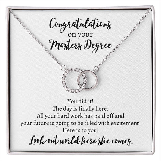 Graduation Necklace Masters Degree - Eternal Hope Necklace 🤍