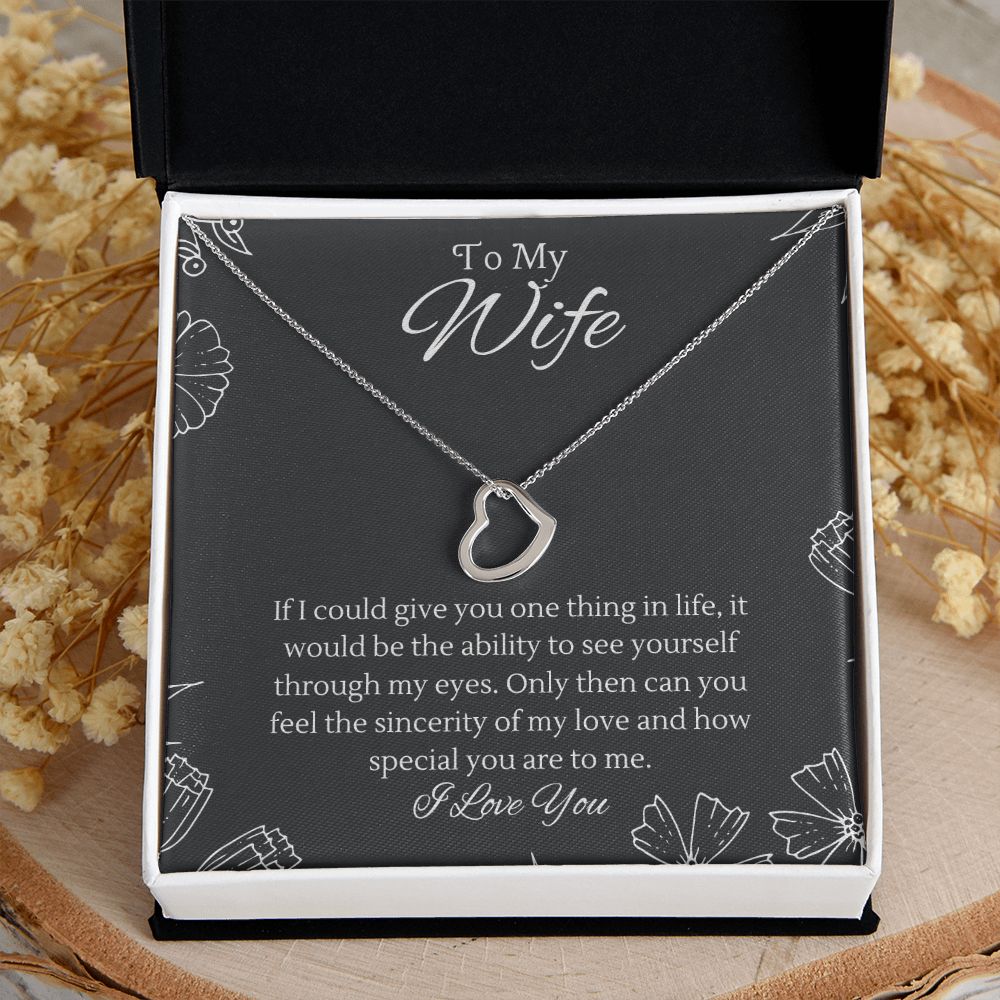 MY WIFE - HOW SPECIAL YOU ARE - FOREVER LOVE NECKLACE – Fetchthelove Inc.