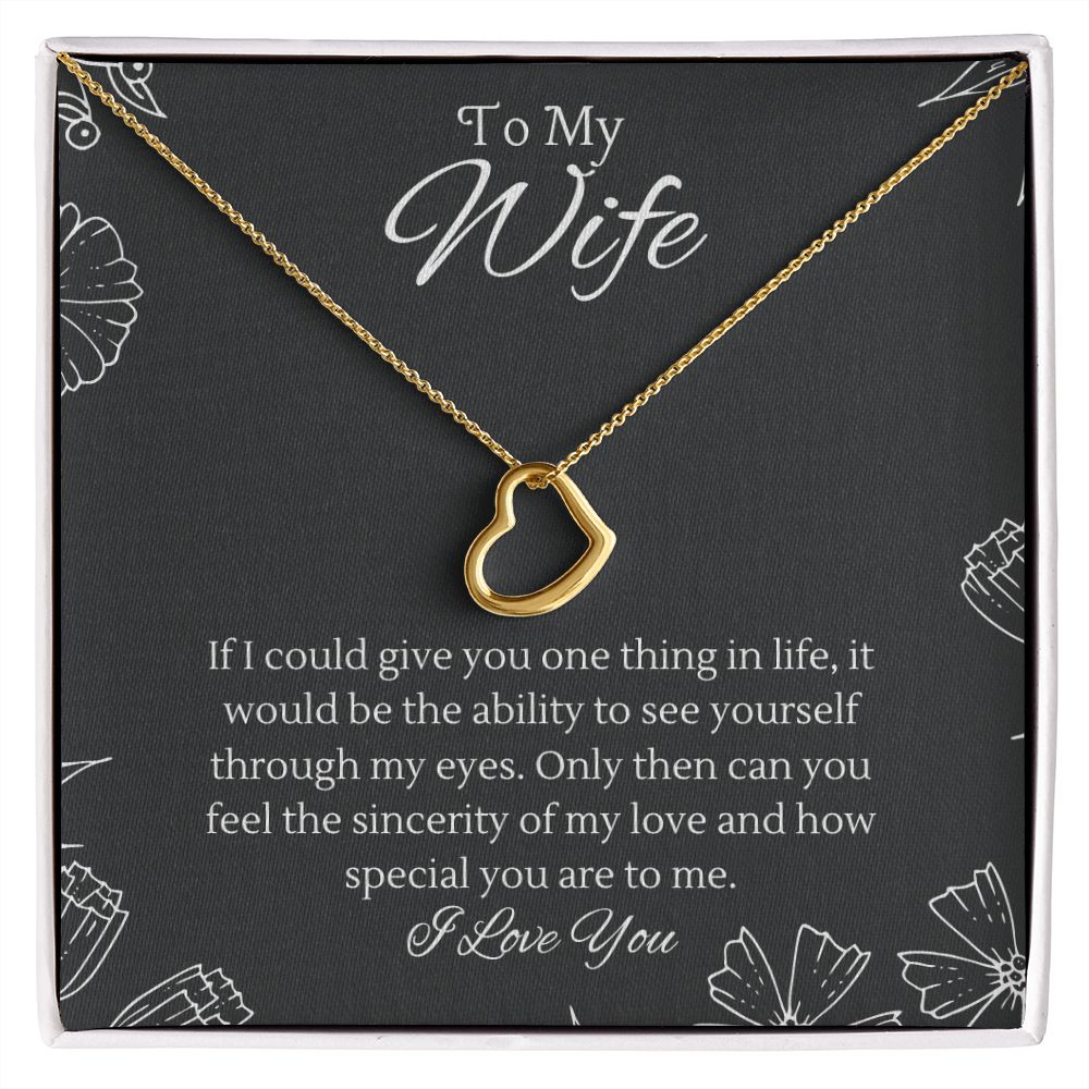 To My Amazing Wife | I am Thankful For (Love Knot Necklace) – Regal Amore  Gifts