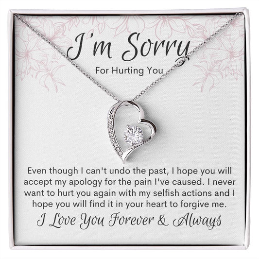 Forever Love Necklace with On Demand Message Card
