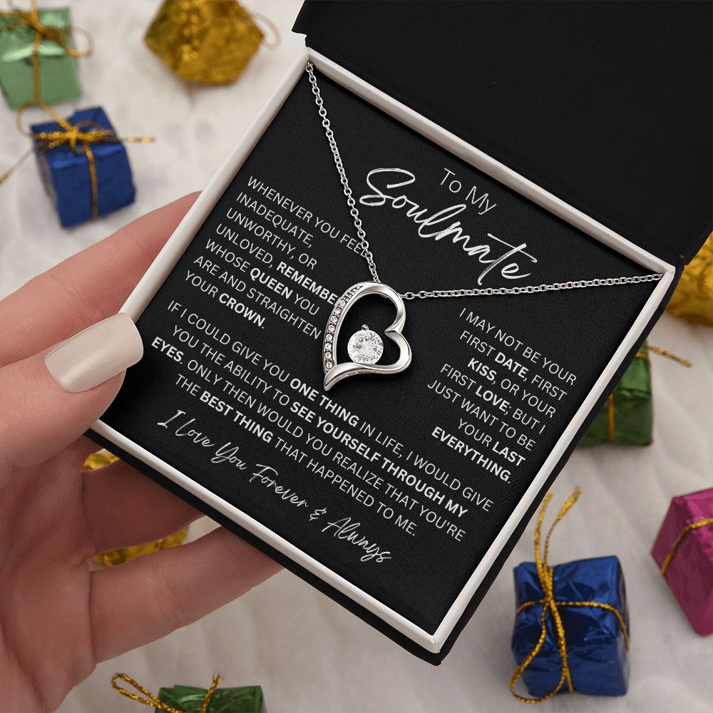 To My Soulmate Forever Love Necklace - 14k/18k Gold Finish
